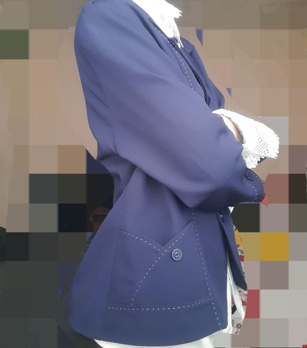 Женский синий пиджак