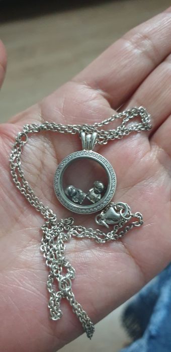 Локет Пандора  925 пр мальчик с девочкой оригинал