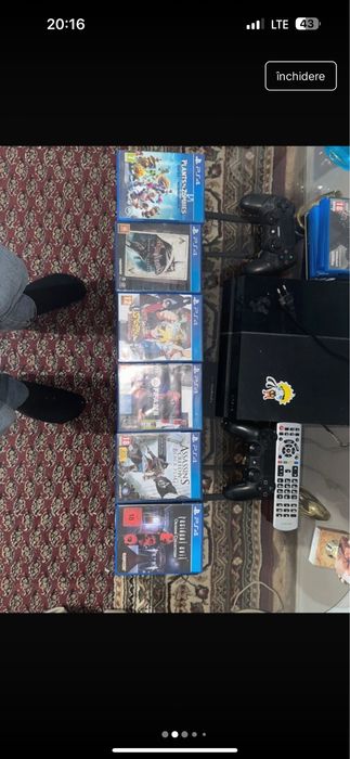 Vand sau schimb ps 4 cu 11 jocru