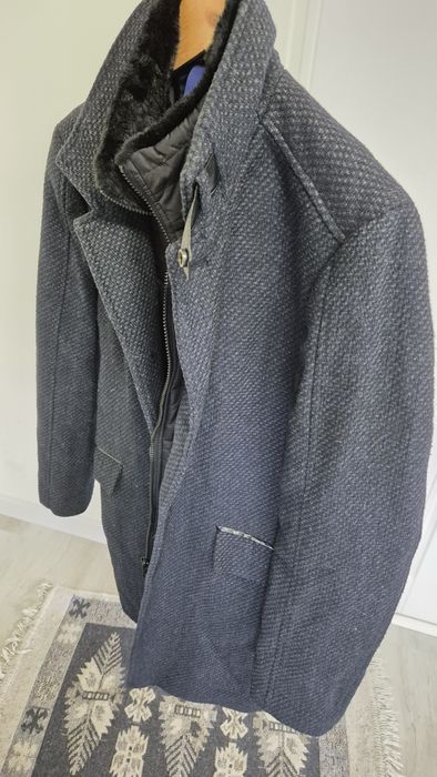 Palton barbati McNeal, marimea S, cu lana