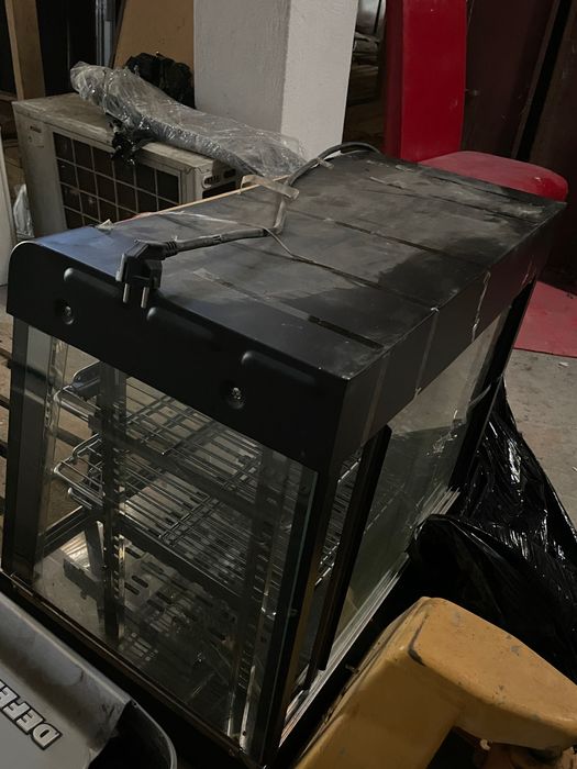 Vitrina profesionala calda cu 3 nivele Maxigel