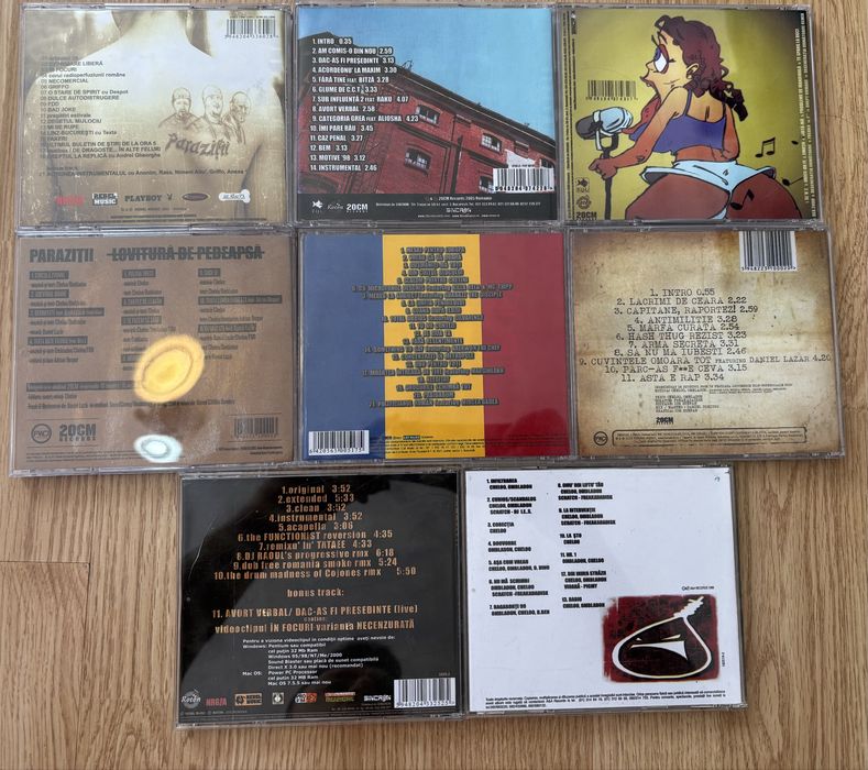 B.U.G Mafia , Parazitii cd-uri