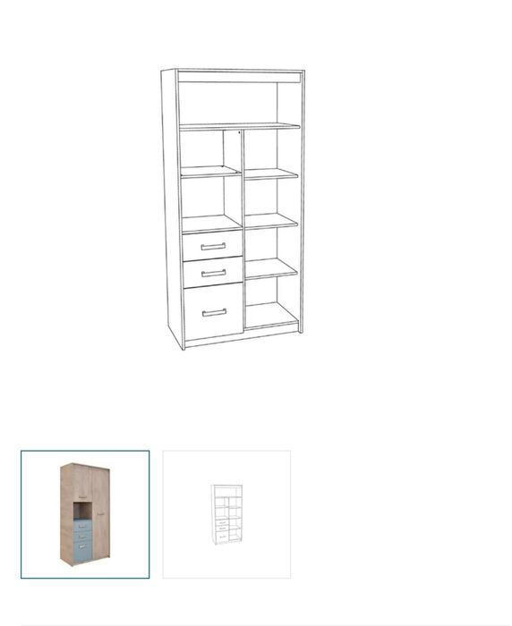 Гардероб серия Киндер дуо