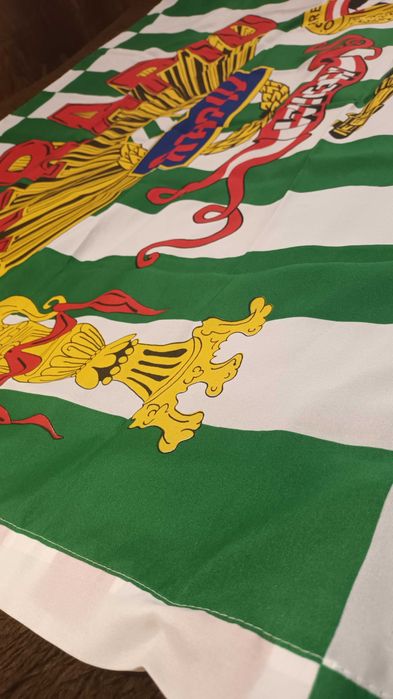 130х95 см Футболно знаме на Рапид Виена SK Rapid Wien флаг Австрия шампион ретро фен артикул винтидж 90-те Österreichischer Fußballmeister колекция