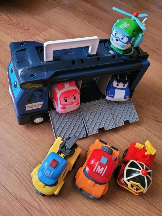 Игрушки Робокар Поли с базой