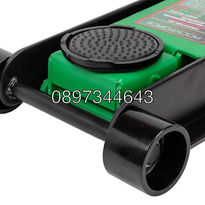 Крик хидравличен нископрофилен 5т с педал Rockforce 90-550mm
