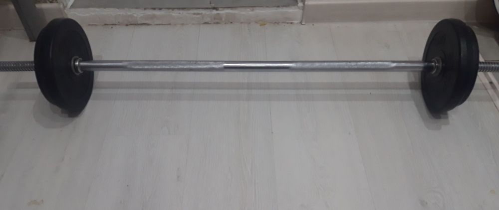 Штанга с блинами