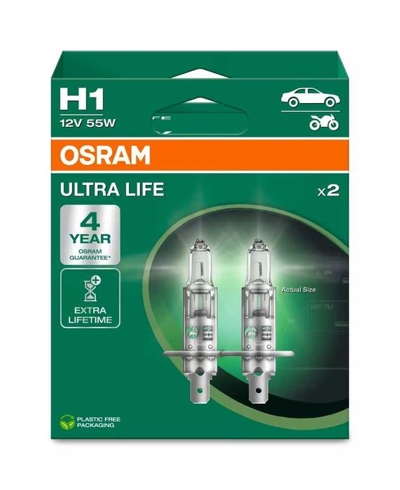 Автомобилни крушки OSRAM ULTRA LIFE H1,H4,H7,H11,сигнални/габаритни/интериорни,ксенонови(XENON/HID)