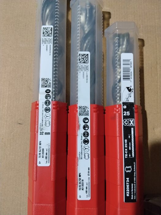 Hilti свредла, секачи и лопатки