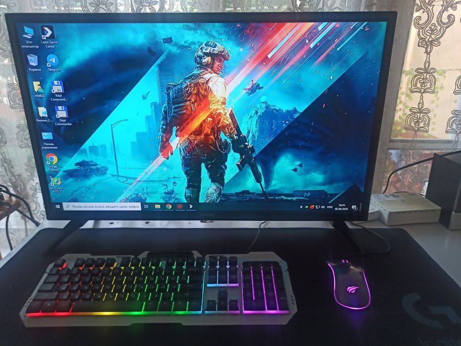 Компьютер DDR4 Core i3 6100+GT1030 + tv Монитор 32