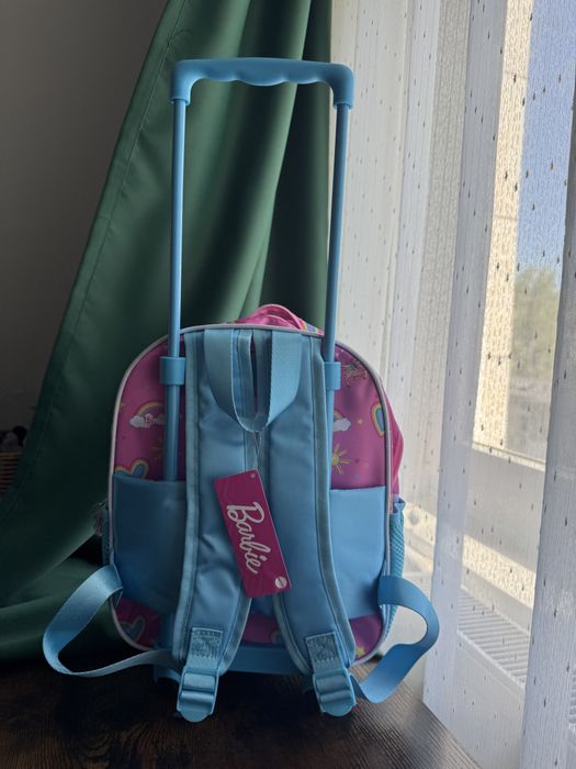 Troler ghiozdan gradinita cu Barbie