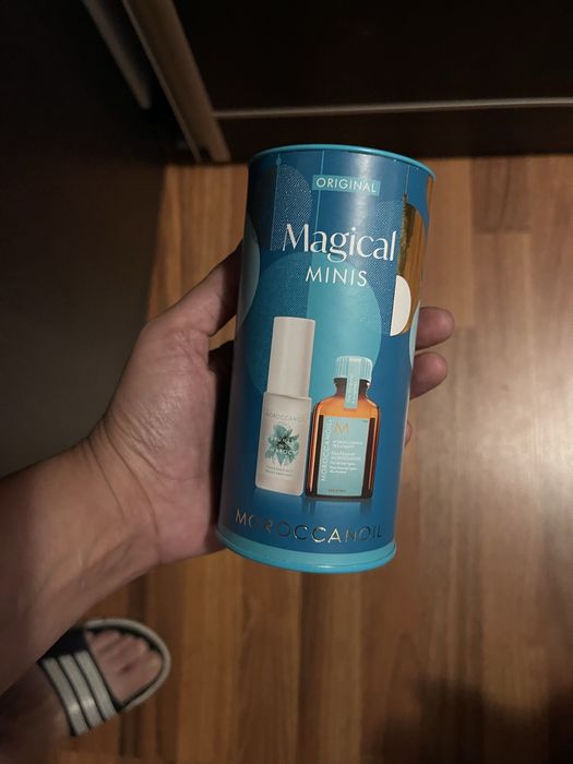 Moroccanoil set ulei par + mist par si corp
