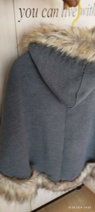 ново пончо с 30% вълна