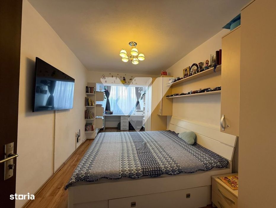 Apartament 3 camere mobilat 68 mp utili 2 bai pivnita Turnisor Sibiu — fotografia 2