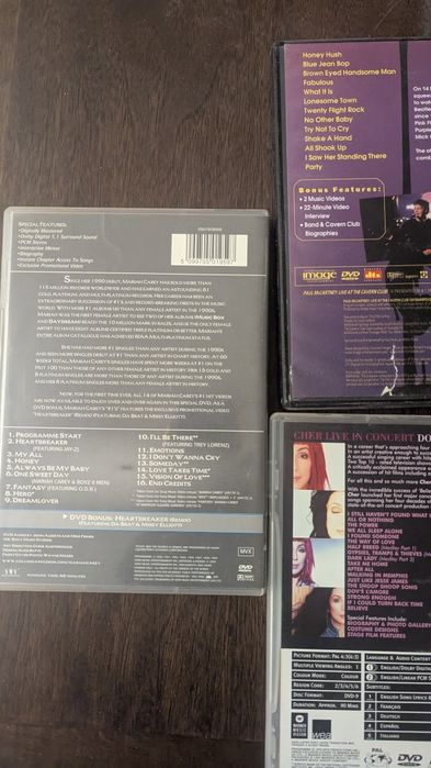 Продам фирменные ДВД диски концерты