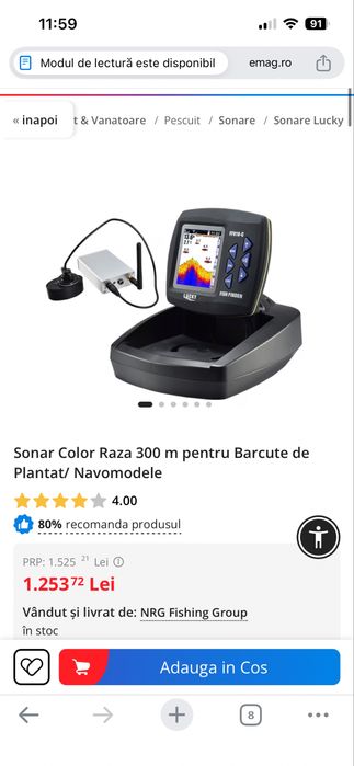 Vand Navomodel+Sonar