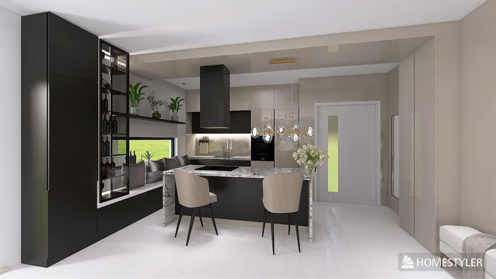Casă NZeB pentru familie, 118 mp + caștig mansarda 80 mp, teren 500 mp