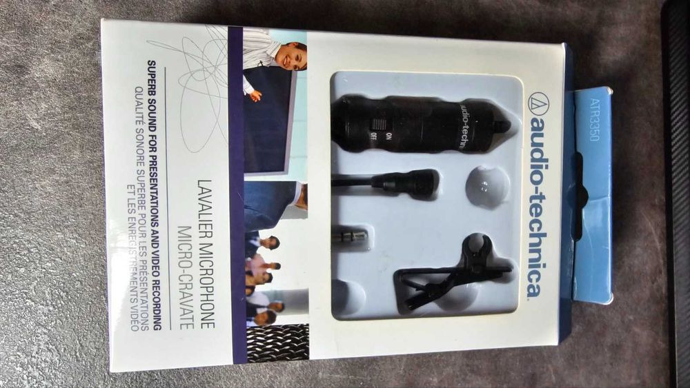 Кондензаторен микрофон брошка audio-technica atr3350