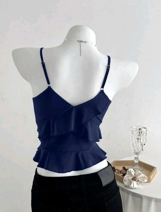 Тъмносин летен топ