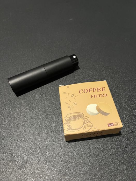 Set filtre hartie si sticluta spray espressor
