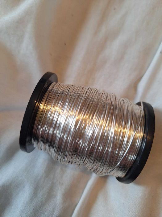 Бижутерска посребрена тел 0.8мм