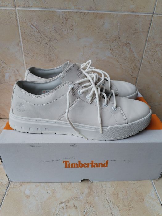 timberland Maple Grove Trainer for Men in White - мъжки кожени кецове