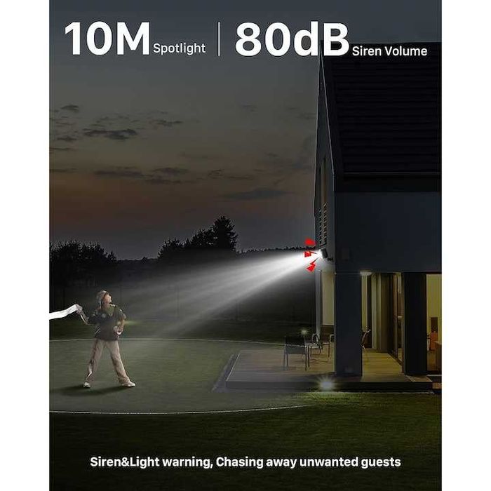 Camera WiFi,FHD,MicroSD,Aplicatie,PIR,IP66,Incarcare Solara,5200 mAh