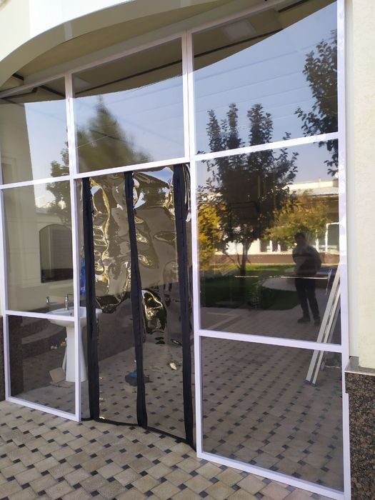 Магнитная термо пленка штора занавес для дверей