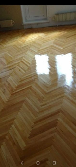 Циклене на паркет и дюшеме