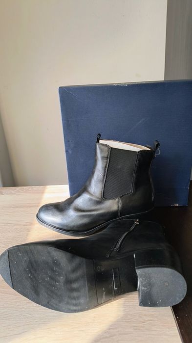 НОВИ черни боти Caprice (естествена кожа) №41 – от Ница