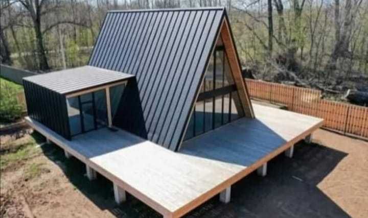 Case modulare la cheie, cabane tip A frame , preturi competitive