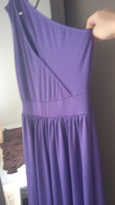 Лилава рокля размер М
