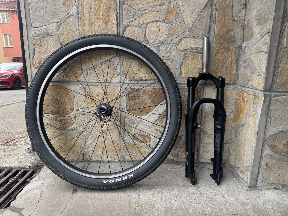 Вилка RST Dirt 100mm и капла NS