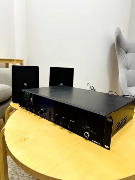уредба - PROEL ATMP160XL професионален усилвател с миксер
