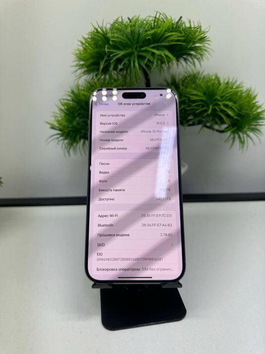 Iphone 15 pro max 256 gb