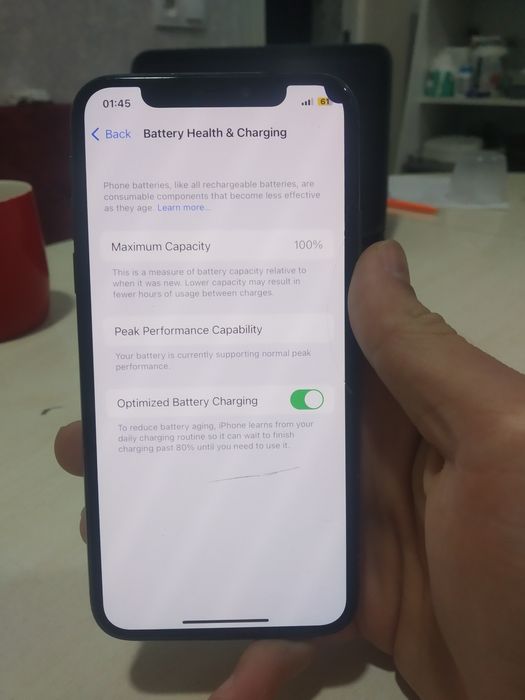 Ayfon x hotirasi 256GB Hotirasiga alohida eʼtibor berish kerak