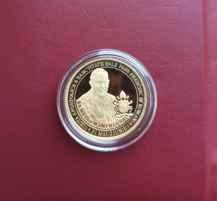 Lot monede 50 bani calitate proof, necirculante, de colectie 5 bucati