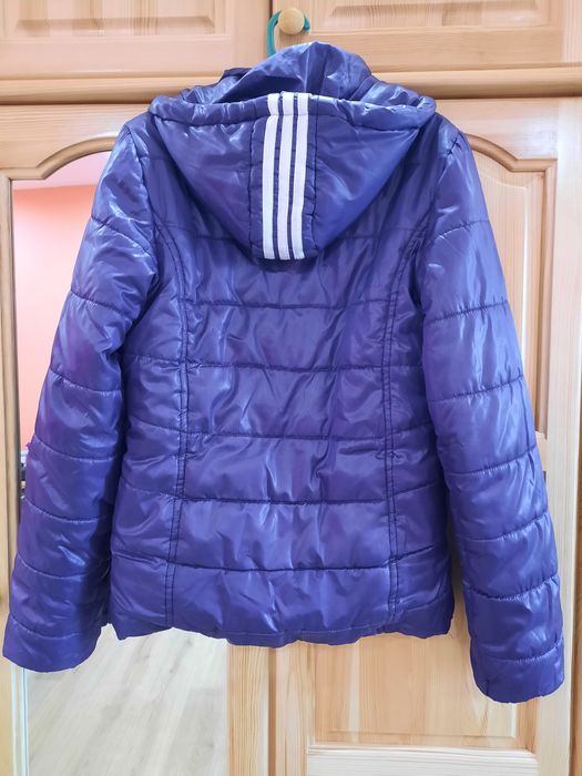 Оригинално лилаво зимно яке Adidas