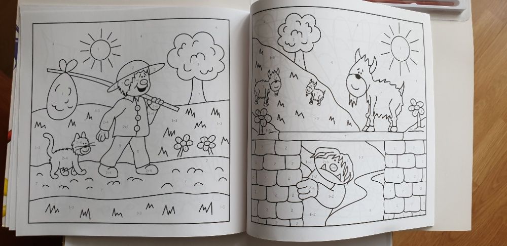 Carte de colorat pe numere