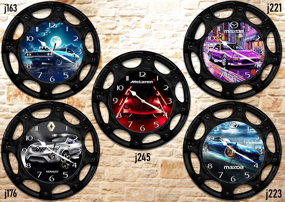 Стенни часовници-автомобилна джанта,възможност за к-кт с чаша