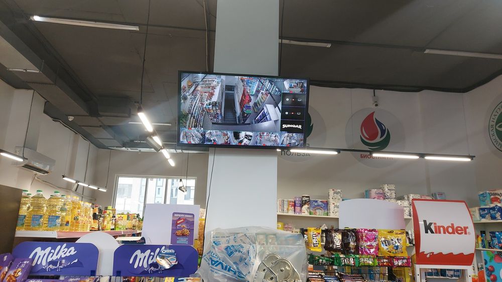 Установка видеонаблюдения