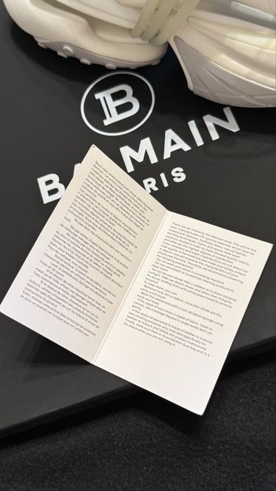 Balmain Unicorn Белые кроссовки