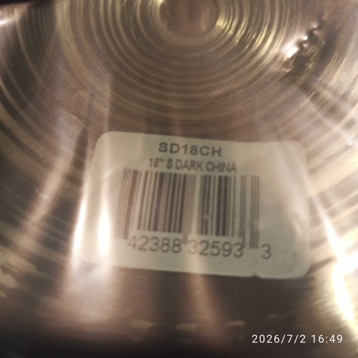 Nou Zildjian Dark China 18 inch SD18CH