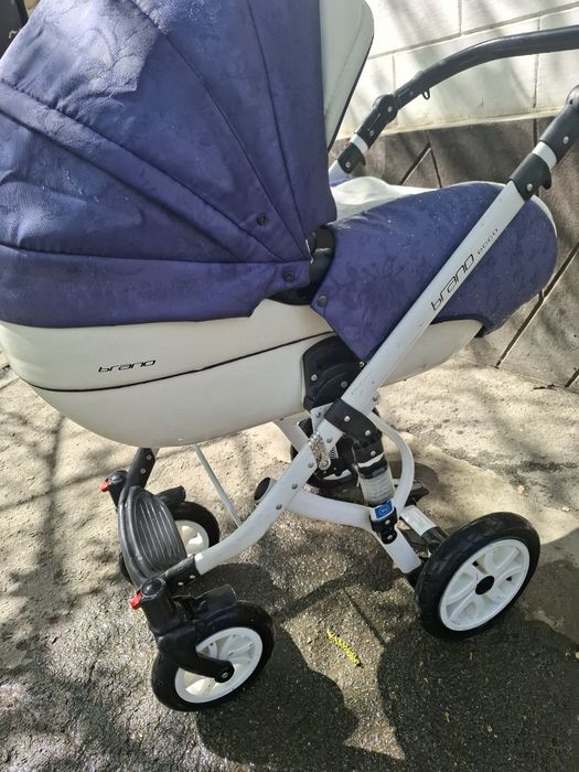 Продам  коляску синию