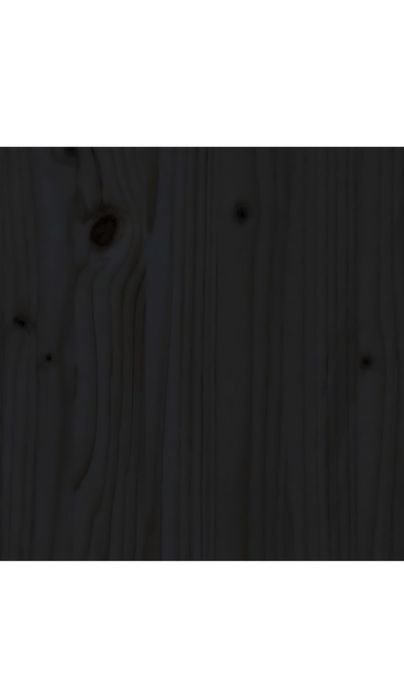 Măsuță de cafea Vida XL, negru 50x50x45 cm, lemn masiv 4,8 kgpin,