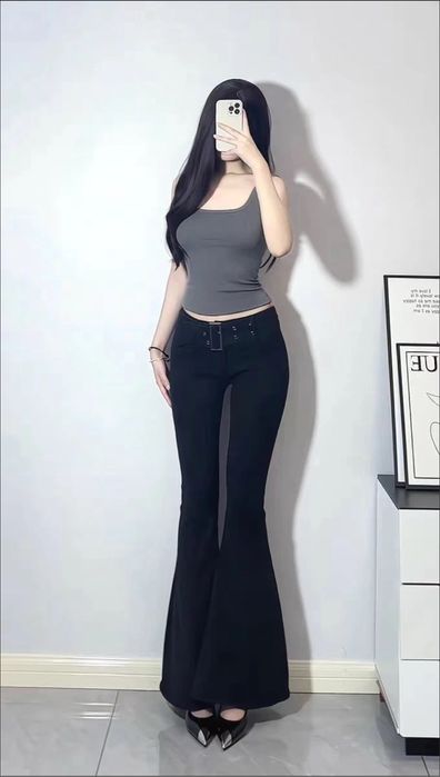 Джинсы клеш новые