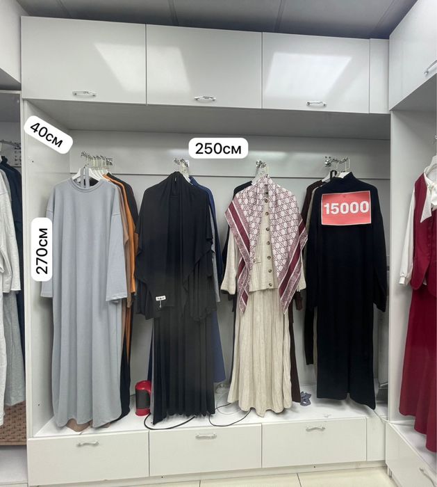 Витринная мебель. Для одежды 5штук