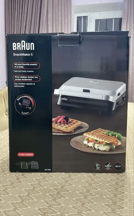 Продам Грильницу Braun SnackMaker 5 SM5006
