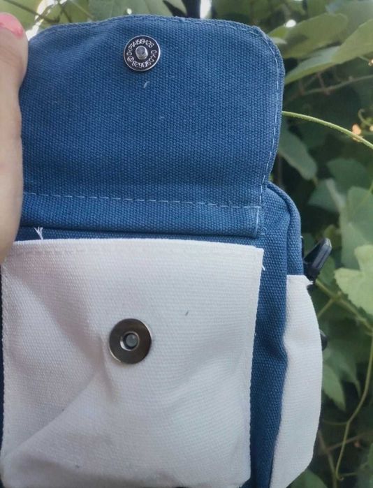 Doua bucati 20 lei Geanta mica de umar denim cu ursulet Kawaii