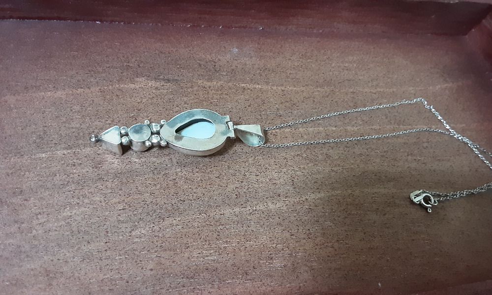 Colier argint cu pietre